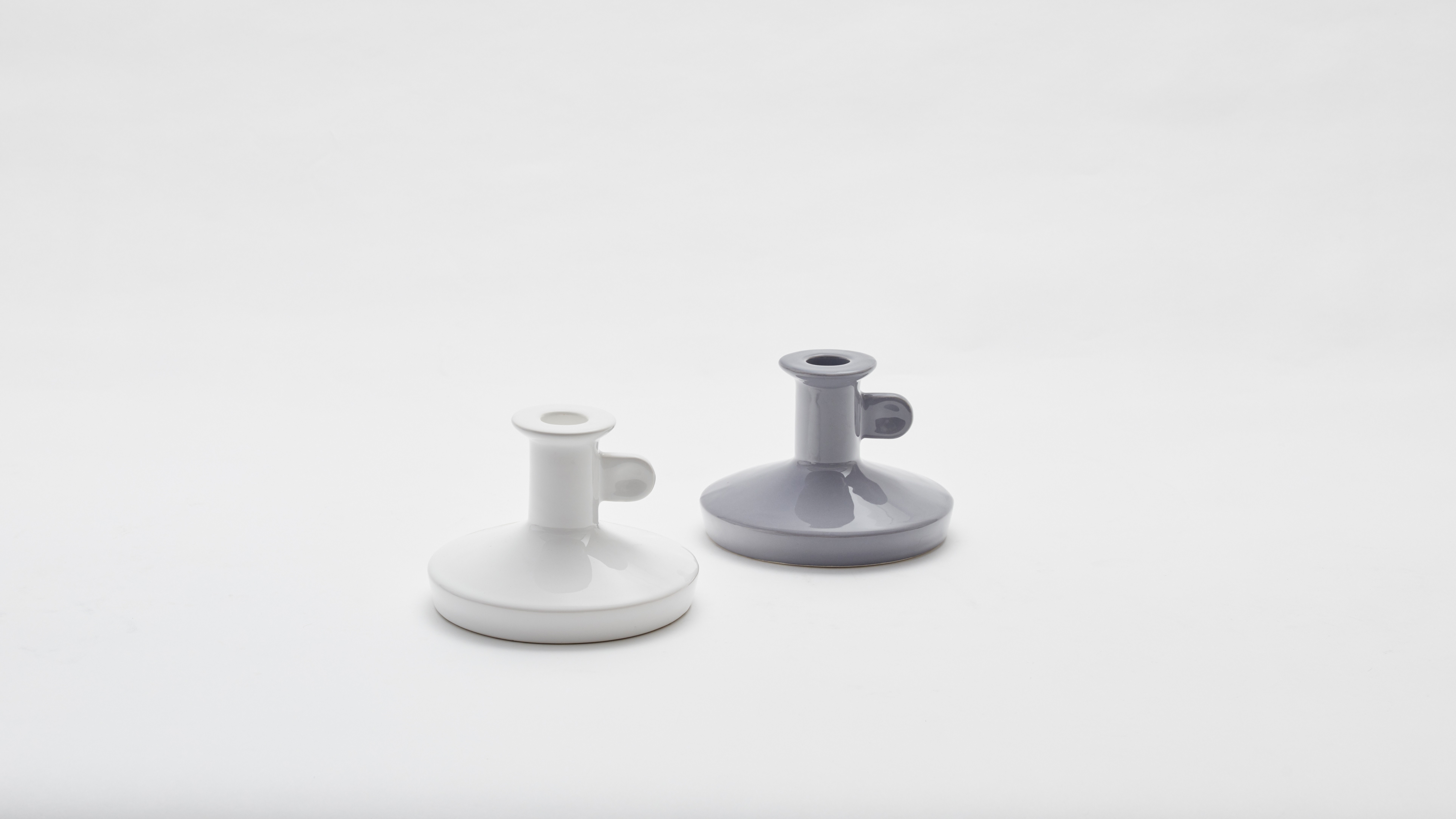 Ceramic Candle Holder - White Glaze placeholder