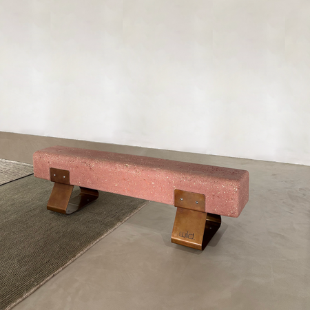 Meld Bench With Bronze Patinated Stainless Steel Legs placeholder